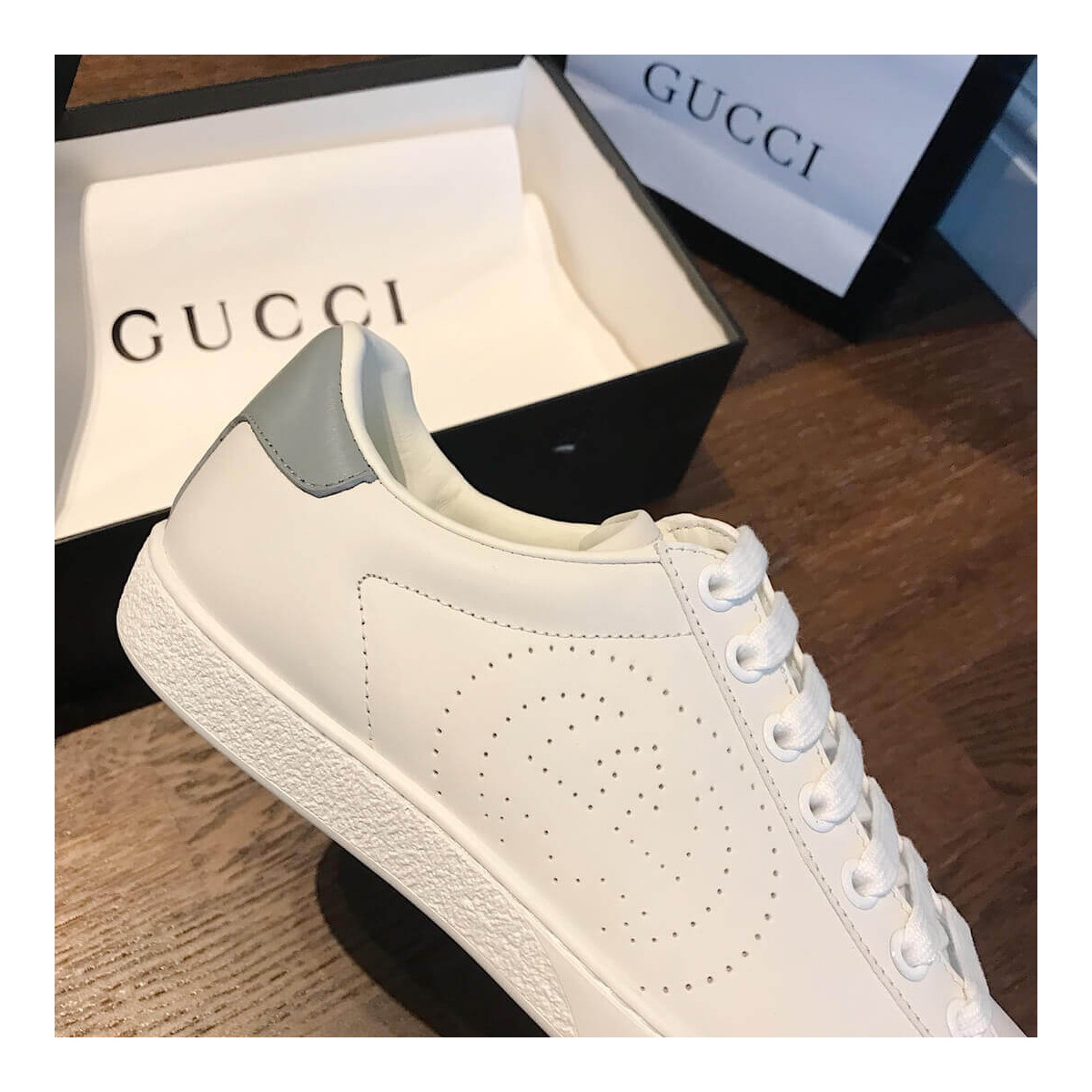 Gucci Ace Sneaker With Interlocking G 598527