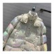 Moncler Daos Long Water Resistant Iridescent Hooded Down Puffer Coat