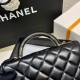 Chanel Wallet On Chain Top Handle Lambskin WOC AP2844 Black