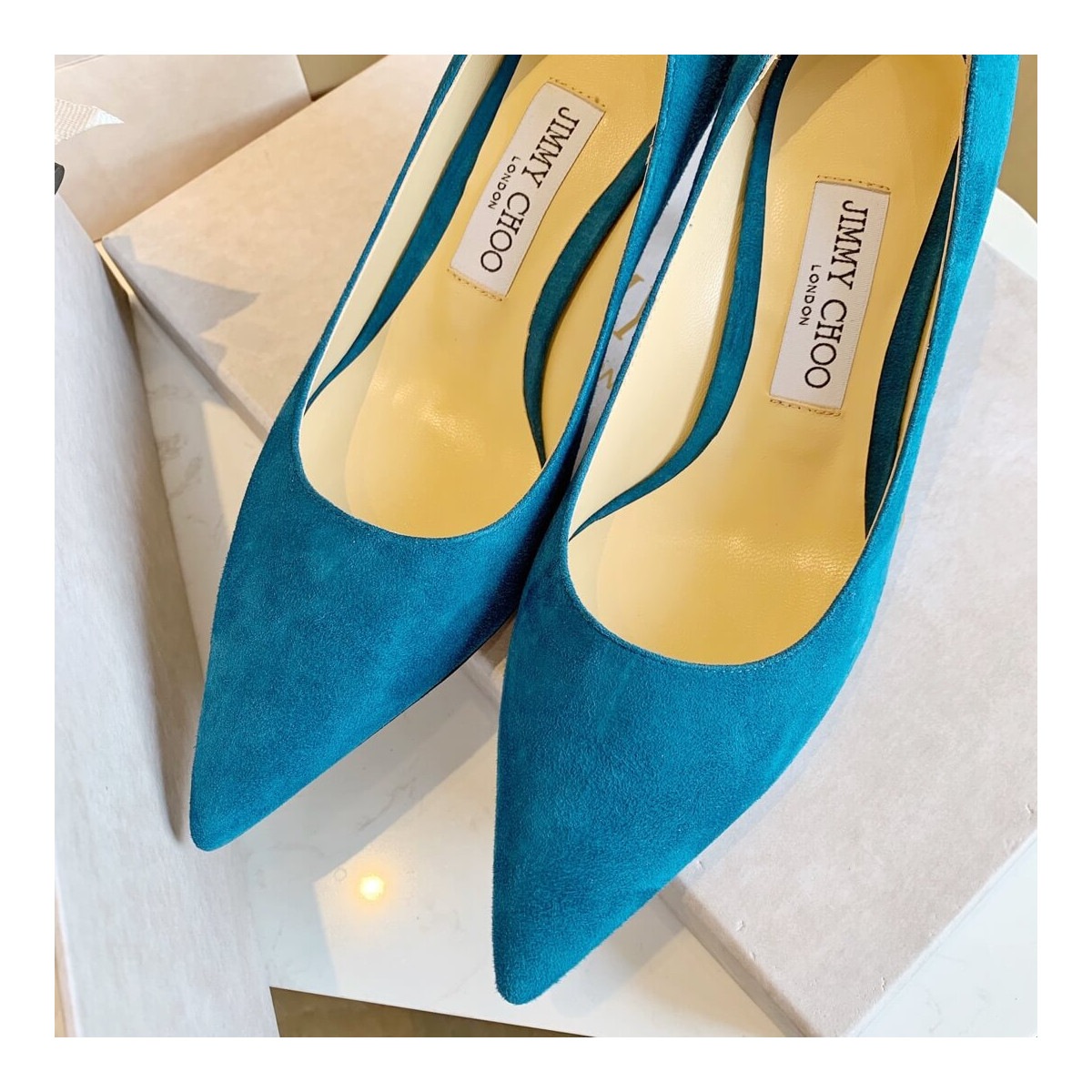 Jimmy Choo Romy Suede Point-Toe Pumps 120011