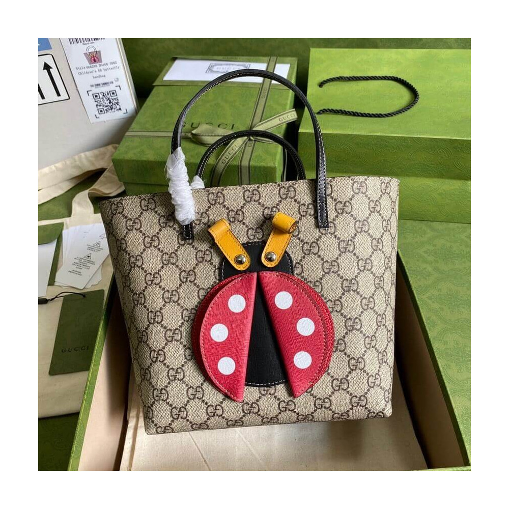 Gucci Children&#039;s GG Ladybug Tote 410812