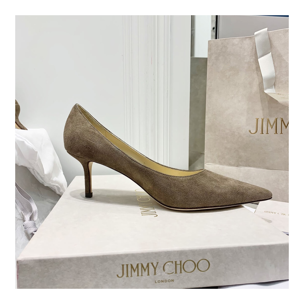 Jimmy Choo Romy Suede Pumps 120011