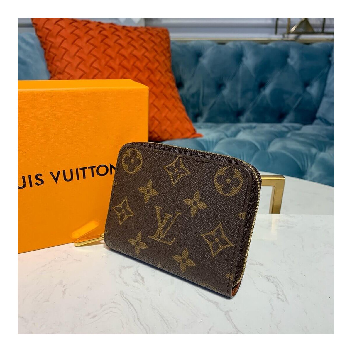 Louis Vuitton Monogram Canvas Zippy Coin Purse M60067