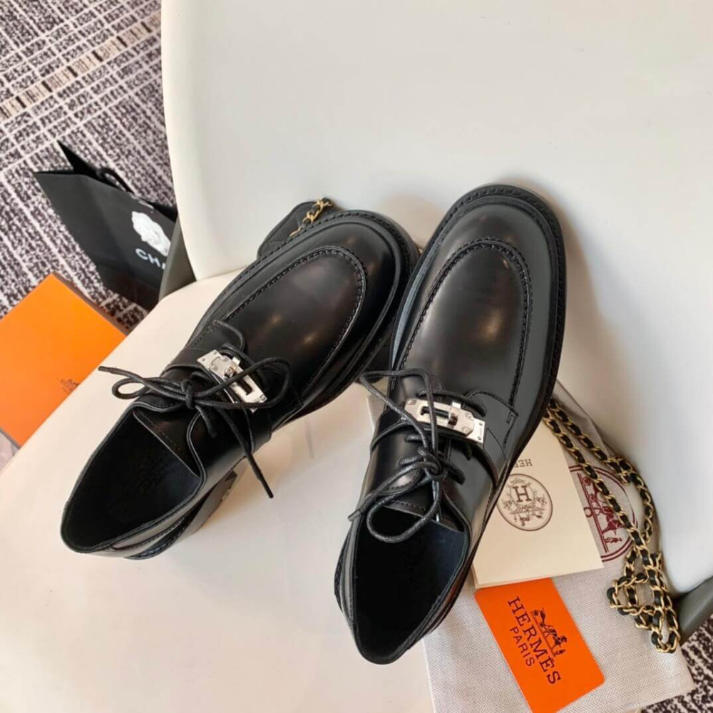 Hermes Calfskin First Derby Shoe H222945