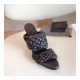 Bottega Veneta BV Curve Sandals 621213 Dark Coffee