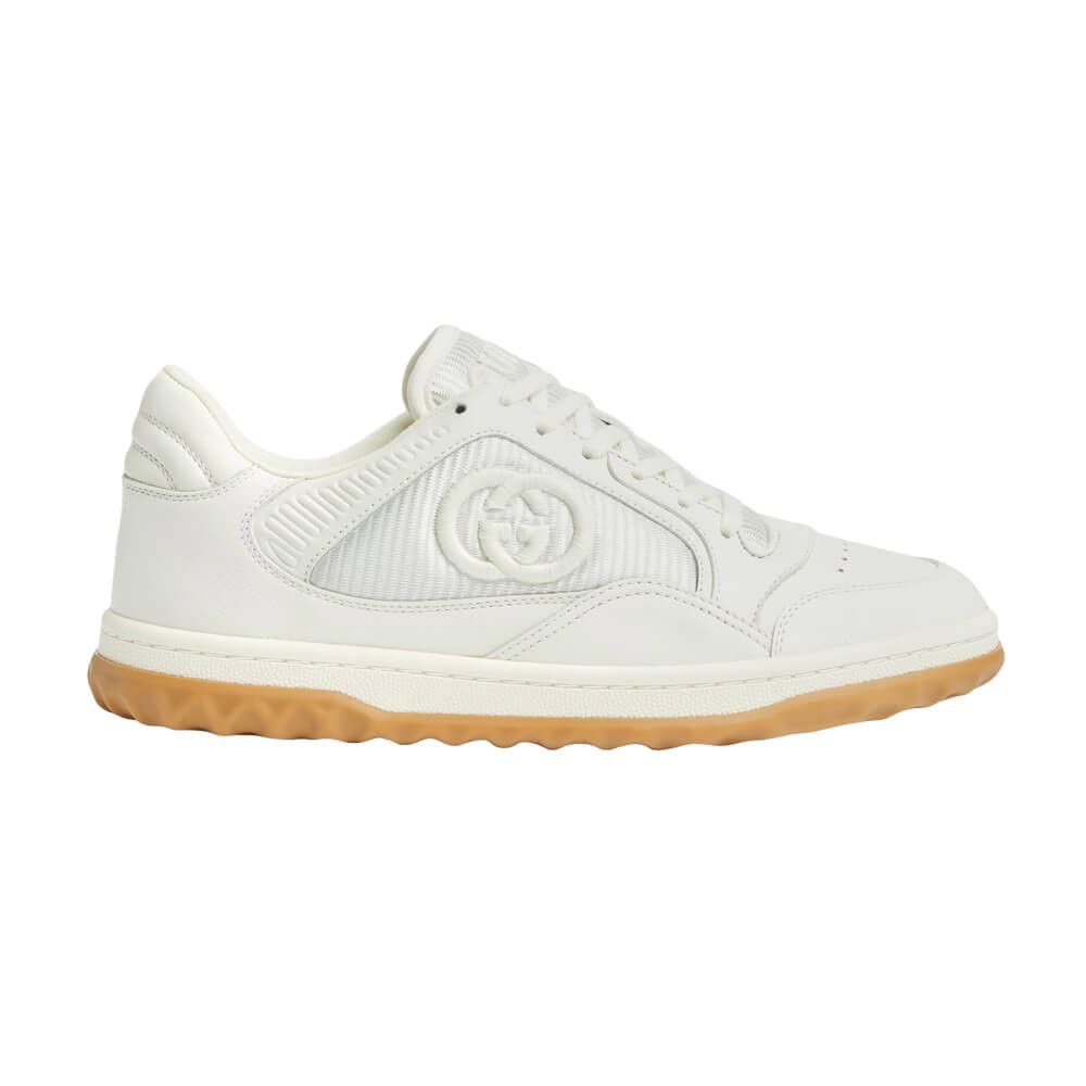 Gucci MAC80 Interlocking G Leather Sneakers in White 747953