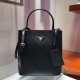 Prada Saffiano Leather Medium Panier Bag 1BA212