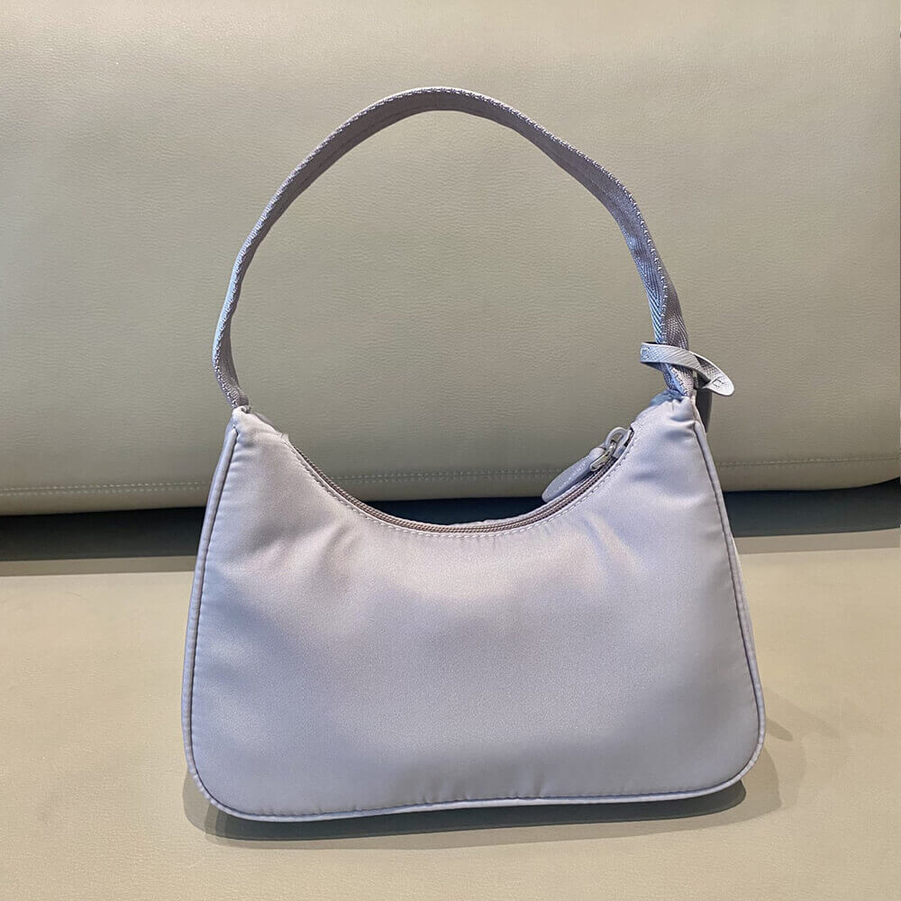 Prada Re-Edition 2000 Nylon Hobo Bag Wisteria 1NE515