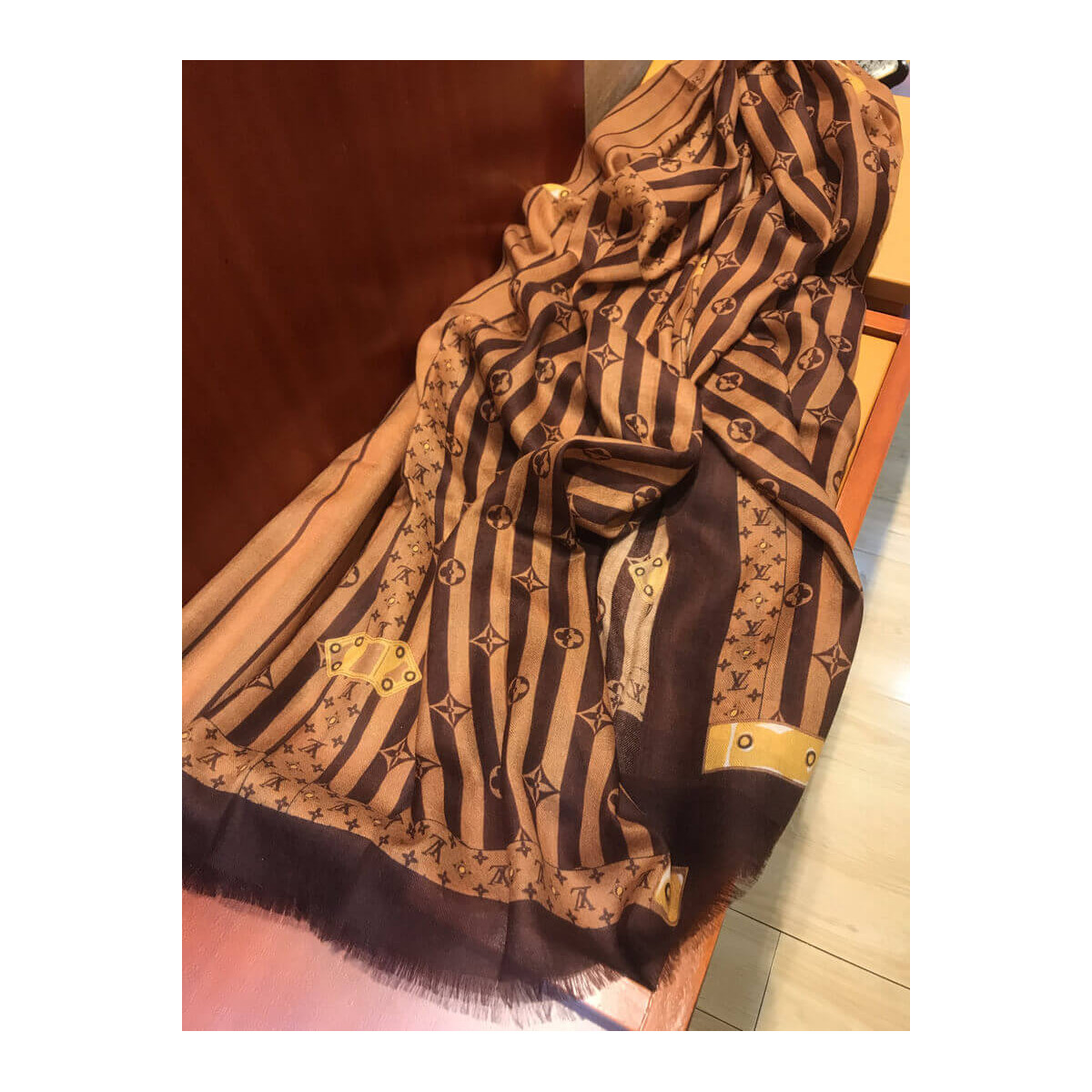 Louis Vuitton Monogram Confidential Scarf 2551