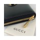 Gucci 1955 Horsebit GG Smooth Leather Zip Around Wallet 621889