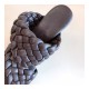 Bottega Veneta BV Curve Sandals 621213 Dark Coffee