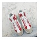 Chanel High Top with Chain Sneakers G35600 White / Red