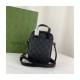 Gucci Mini Bag with Interlocking G in Black GG Supreme 672952