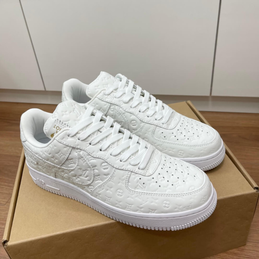 Nike Air Force 1 Louis Vuitton Triple 1A9V9U White