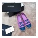 Chanel Lambskin Espadrilles G29762 Purple