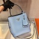 Prada Saffiano Leather Medium Panier Bag 1BA212