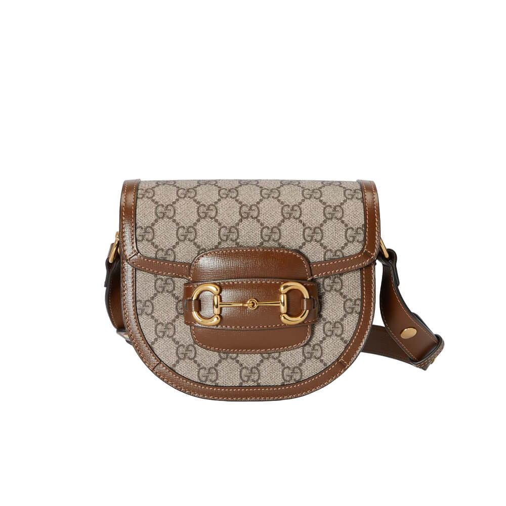 Gucci GG Supreme Horsebit 1955 Mini Rounded Bag 760191