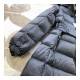 Moncler Hudson Long Puffer Coat w/ Fur Hood F209