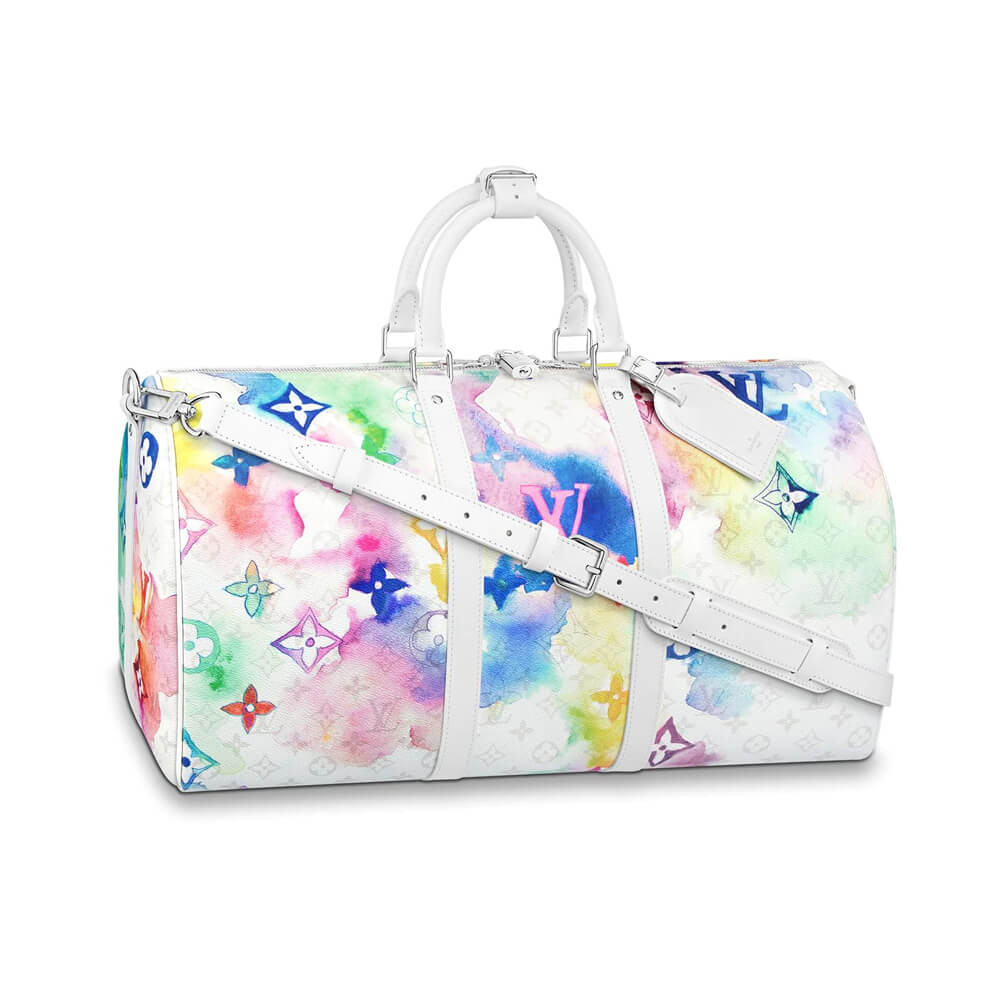 Louis Vuitton Watercolor Keepall Bandouliere 50 M45758