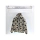 Louis Vuitton 2020FW Monogram Flower Shearling Hoodie