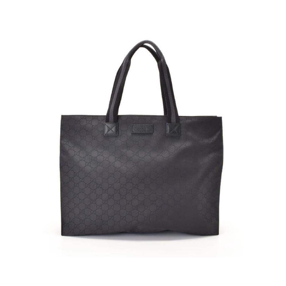 Gucci GG Guccissima Black Nylon Tote Bag 449176