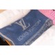 Louis Vuitton Studdy Reykjavik Scarf M76076 Denim Blue