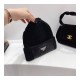 Prada Logo Rib-Knit Beanie Hat 2HC139