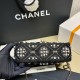 Chanel Pearl Strass CC Velvet Mini Flap Bag