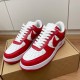 Louis Vuitton Virgil Abloh x Nike Air Force 1 Sneakers White/Red