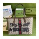 Balenciaga x Gucci Hacker Graffiti Medium Tote Bag 680125