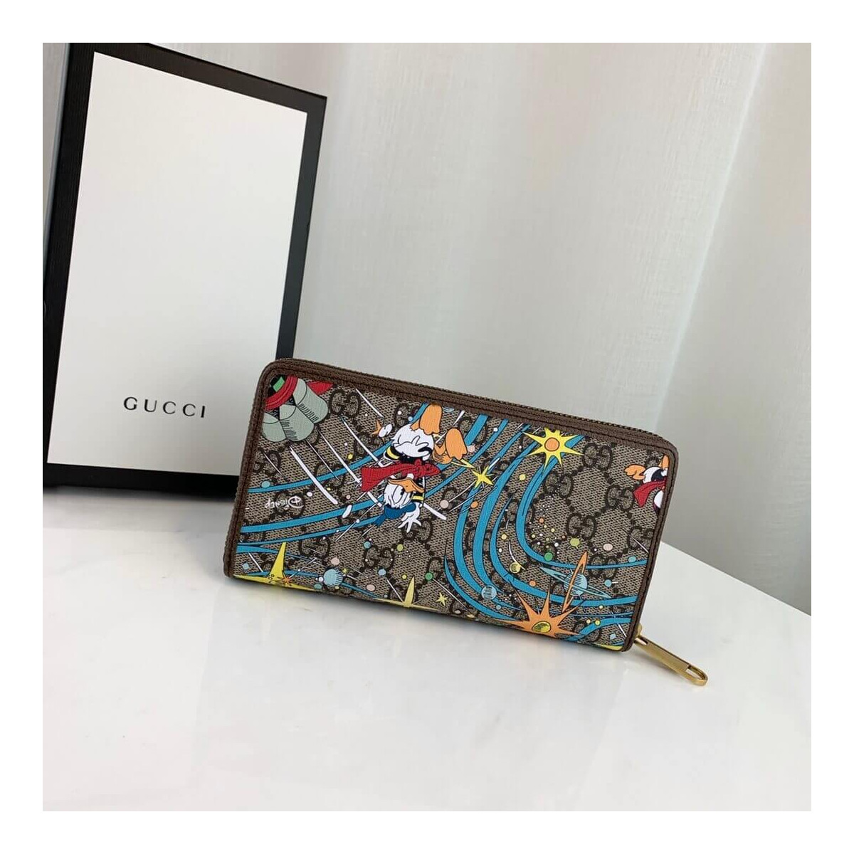 Disney x Gucci Donald Duck Zip Around Wallet 647940