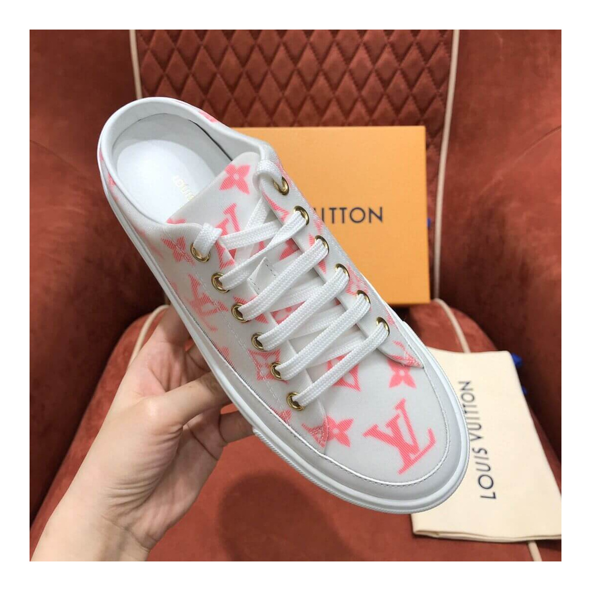 Louis Vuitton Stellar Open Back Sneaker 1A65YG