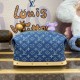 Louis Vuitton Monogram Denim Pochette Cosmetique GM M24317