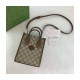 Gucci Mini Tote Bag with Interlocking G in GG Supreme 671623