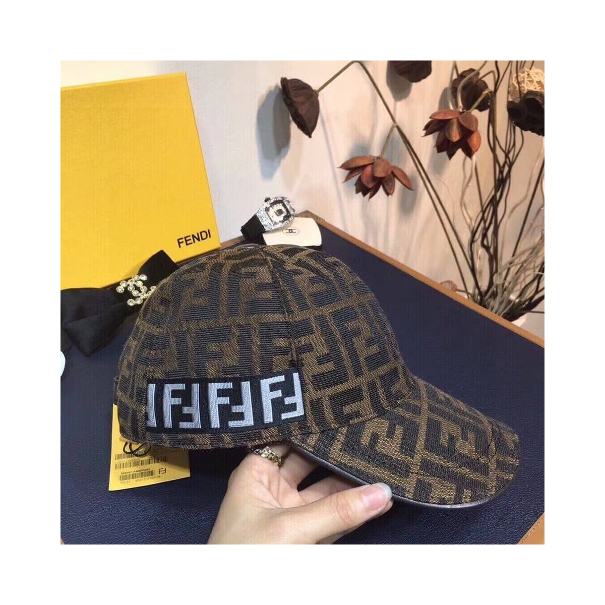 Fendi Double F Baseball Cap FD-001