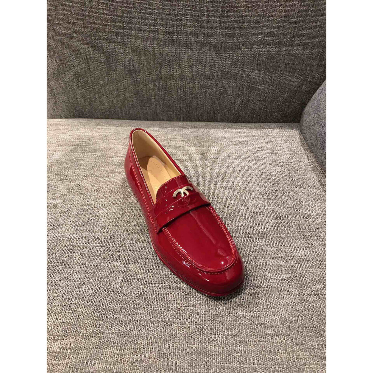 Chanel Patent Leather Loafers G35631