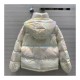 Moncler Daos Water Resistant Iridescent Hooded Down Puffer Coat