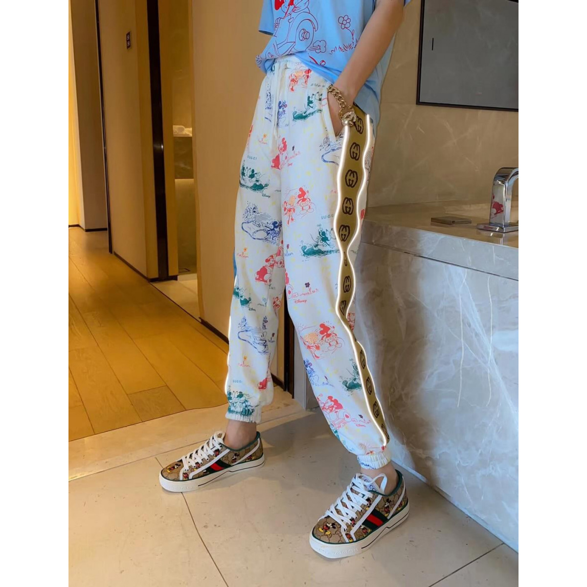 Disney x Gucci Loose Jogging Pant 604211