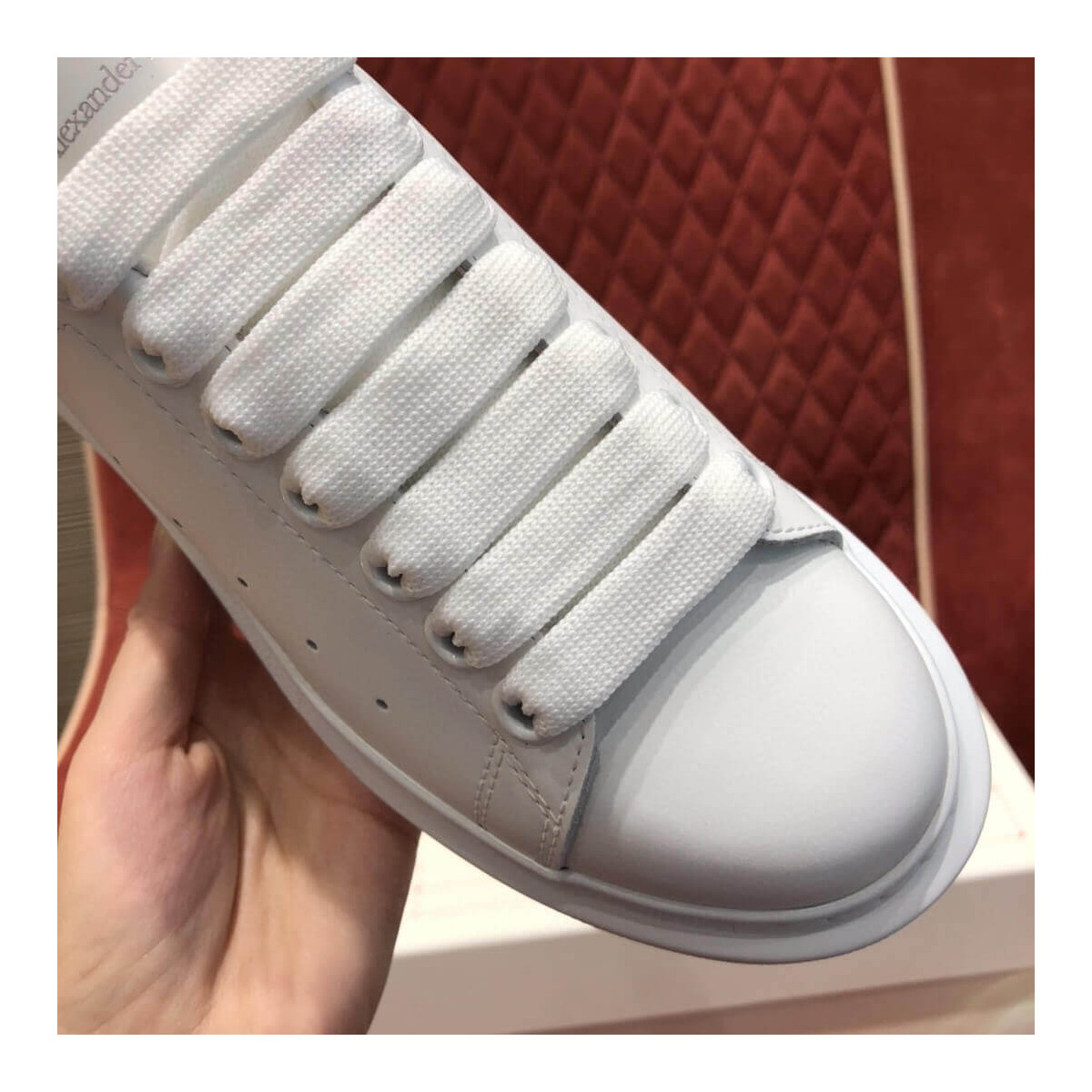 Alexander McQueen Oversized Sneaker With Iridescent 5617