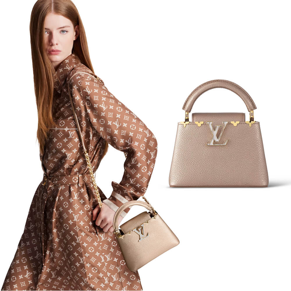 Louis Vuitton Capucines Mini M22436 Golden Champagne