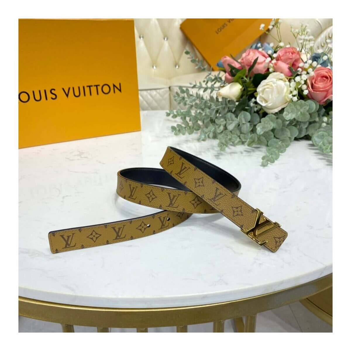 Louis Vuitton LV Initiales 25mm Belt M0296X