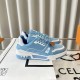 Louis Vuitton LV Trainer Sneaker Light Blue/White 1AAHSJ