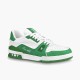 Louis Vuitton LV Trainer Sneaker Signature Green White 1AANG3