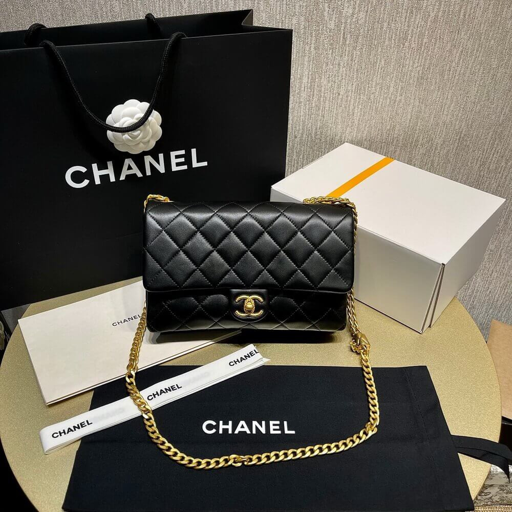 Chanel Lambskin Flap Bag AS3609