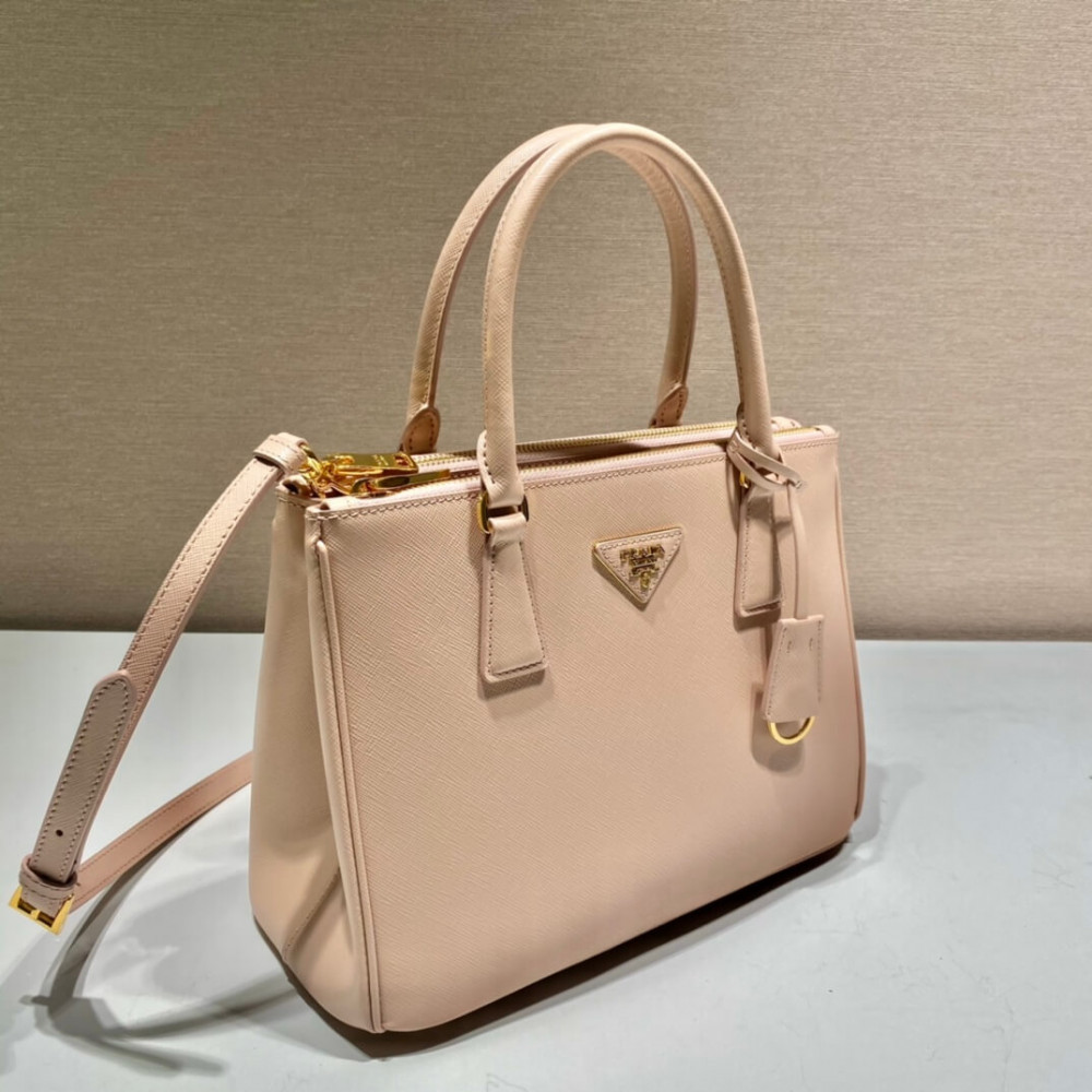 Prada Galleria Nude Medium Saffiano Leather Bag 1BA863