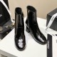 Chanel Heel 5cm Interlocking CC Logo Short Boots G36308