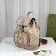 Gucci Backpack with Interlocking G Oatmeal Leather 674147