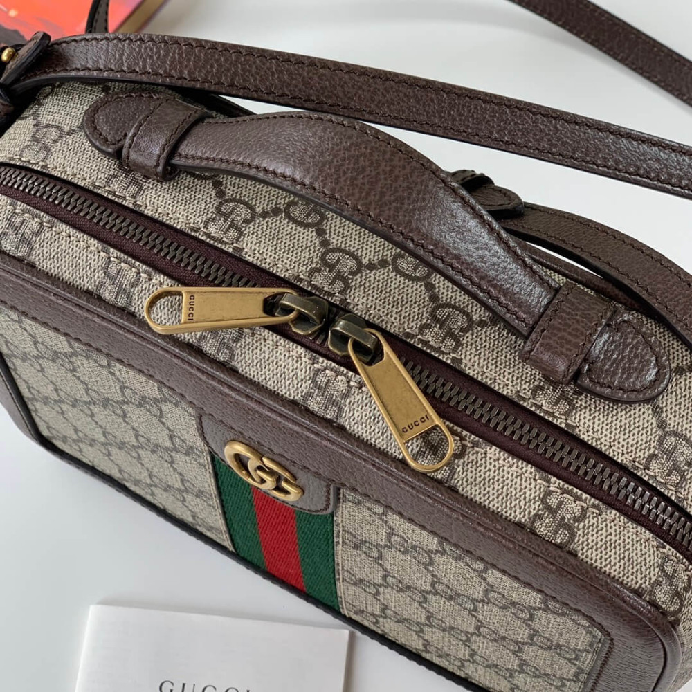 Gucci Ophidia Small Shoulder Bag With Web 739392