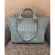 Chanel Deauville Shopping Bag in Mixed Fibers AS3351 Grey