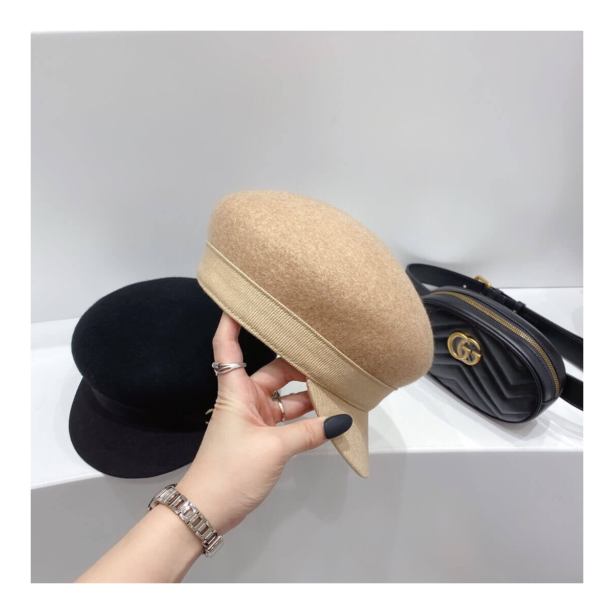 Celine Sailor Cap In Wool Cloth 1666